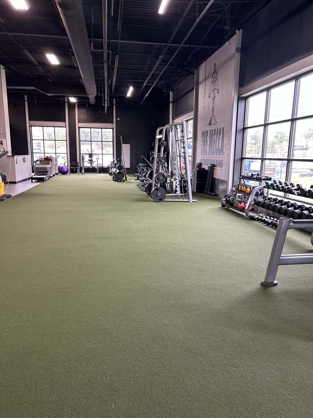 Gym turf training zone